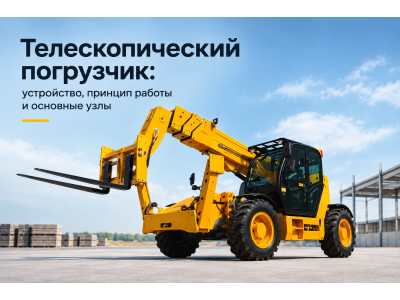 Телескопический погрузчик: устройство, принцип работы и основные узлы
